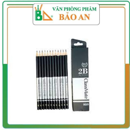 Bút Chì Gỗ Cao Cấp Fine Art 2B CLASSMATE CL-PC902 - 1 Chiếc - Nét Bút Mịn, Dùng Làm Họa Cụ Vẽ Tranh Chuyên Nghiệp