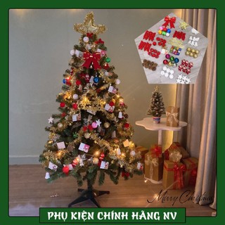 Cây thông noel trang trí, decor giáng sinh 90CM, 1M2, 1M5, 1M8 mini để bàn hàng Việt Nam xuất khẩu chất lượng cao