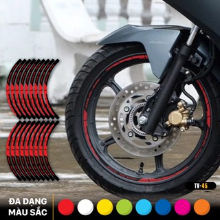 Tem Dán Vành Xe Máy Air Blade Phản Quang | TV45 | Decal Mâm Xe Máy AB AirBlade Chống Nước, Dễ Dán
