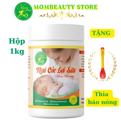 1KG Ngũ cốc lợi sữa cao cấp Mombeauty 25 loại hạt giúp sữa mẹ dồi dào, sữa đặc thơm sữa nhanh về