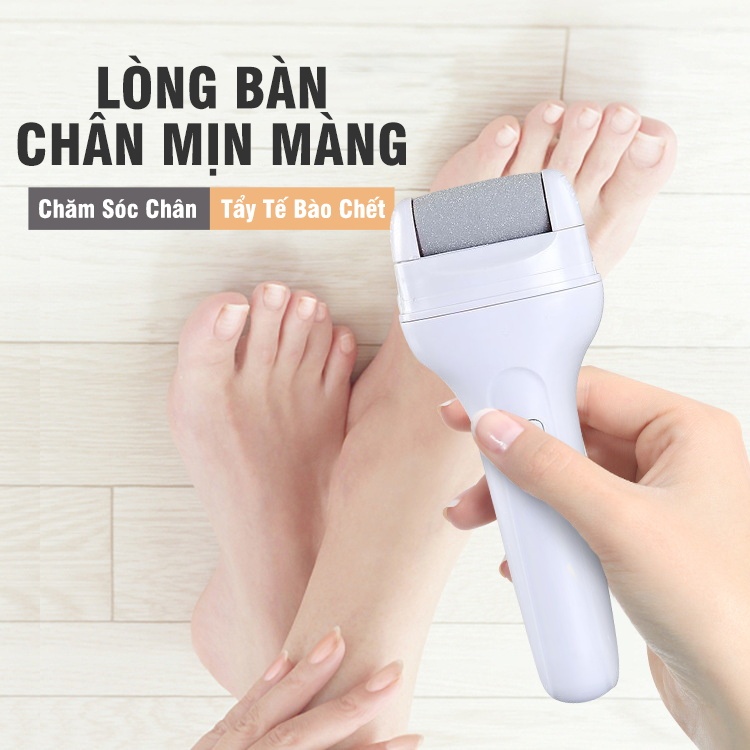 Máy Chà Gót Chân Tẩy Tế Bào Chết Tự Động Tại Nhà 2 Đầu Mài Dụng Cụ Chà Gót Chân Chuyên Dụng Chết An Toàn