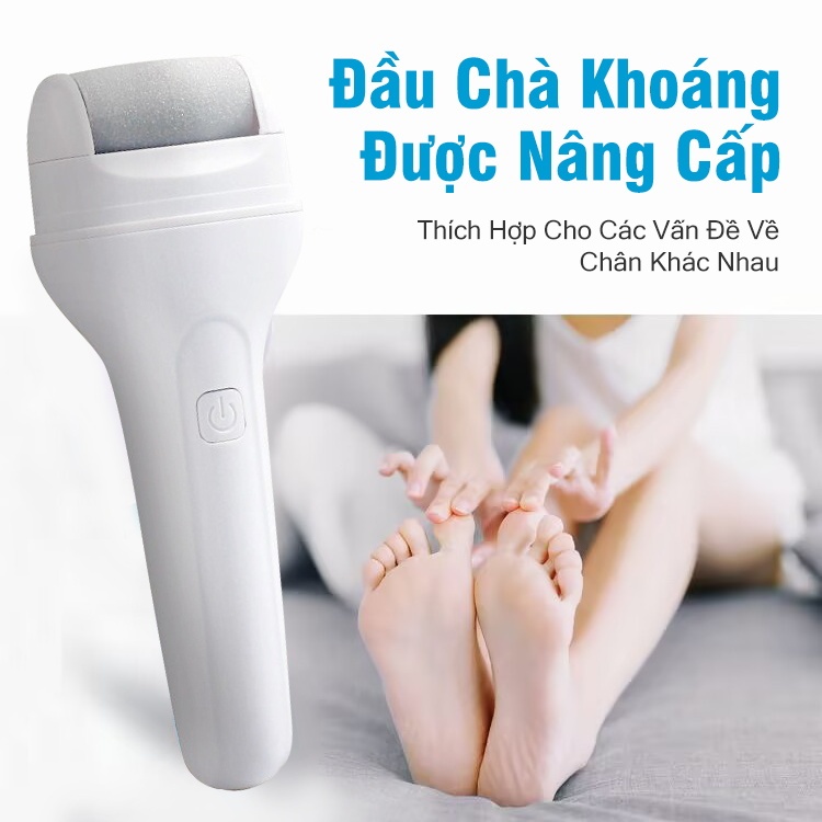 Máy Chà Gót Chân Tẩy Tế Bào Chết Tự Động Tại Nhà 2 Đầu Mài Dụng Cụ Chà Gót Chân Chuyên Dụng Chết An Toàn
