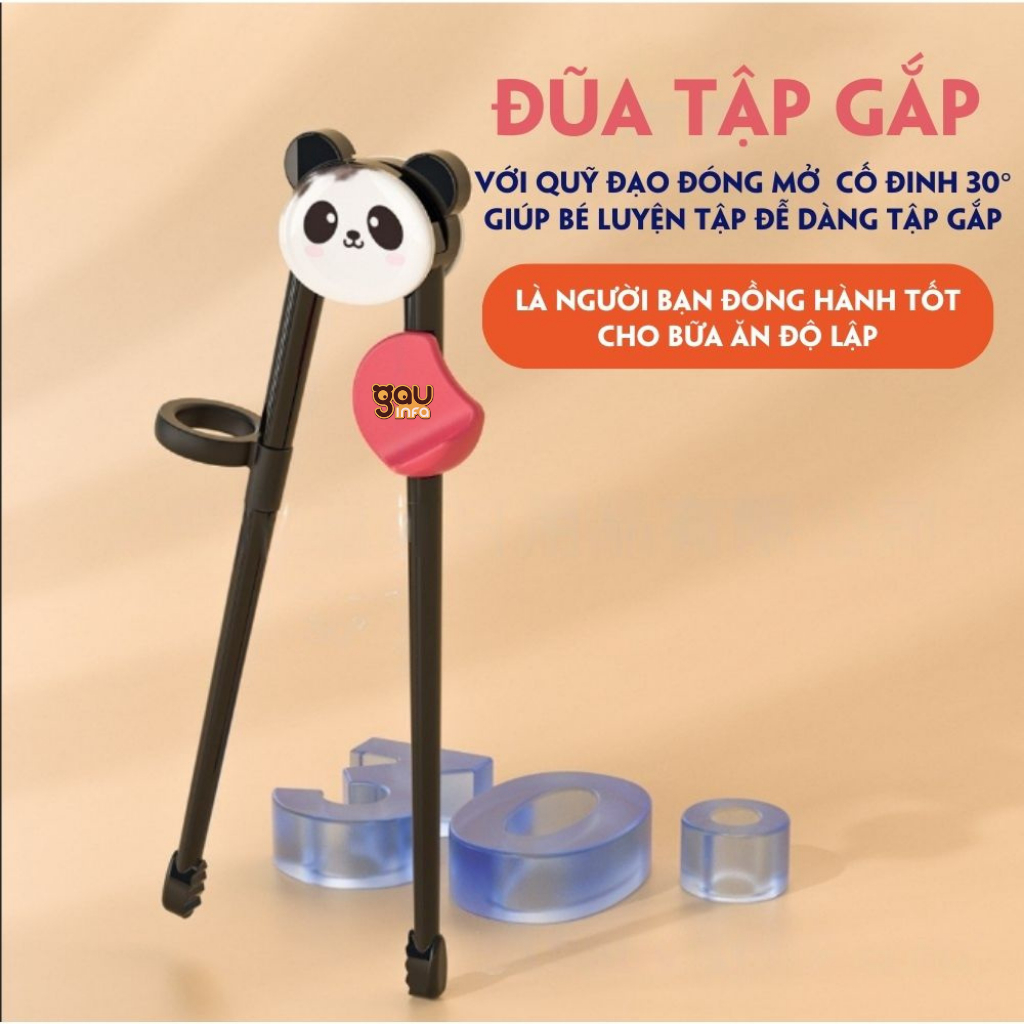Đũa tập ăn cho bé tập ăn cao cấp - Gauinfa