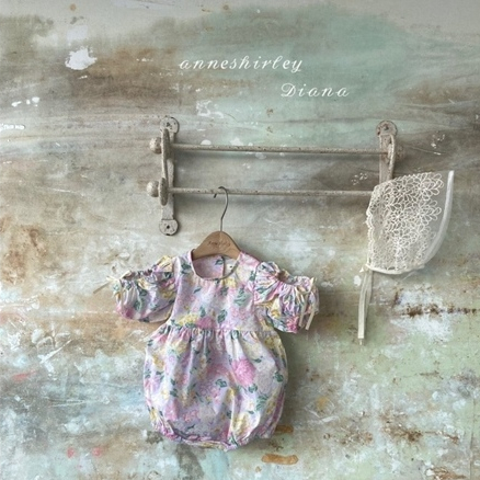 ANNE SHIRLEY Suit hoa tím sz M cho bé gái xinh iu