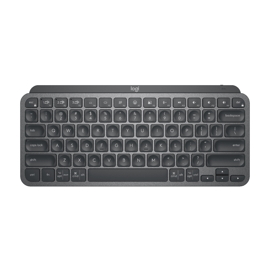 Bàn phím không dây Logitech MX Keys S - Low Profile yên tĩnh, Đèn nền, Bluetooth, Sạc USB-C Hàng chính hãng
