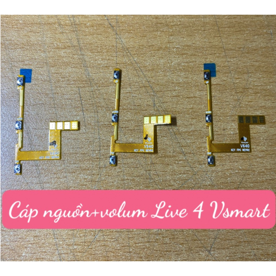 Cáp Nguồn + Volum Vsmart Live 4/V640A