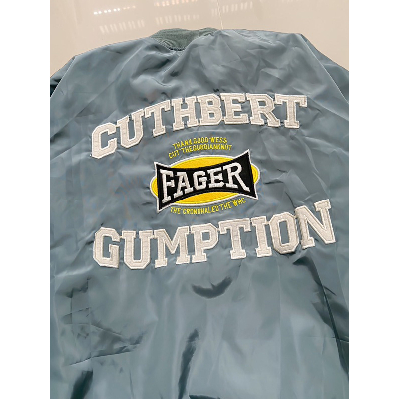 Áo khoác bomber bóng chày phao FAGER