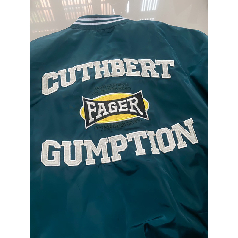 Áo khoác bomber bóng chày phao FAGER