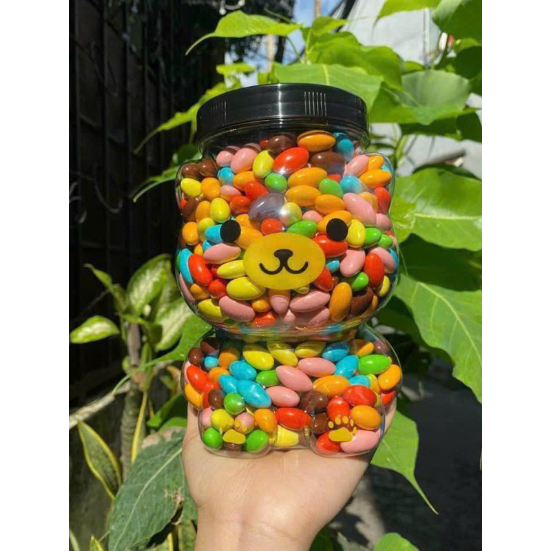 Hũ gấu đựng bánh kẹo 1L và 1,4L
