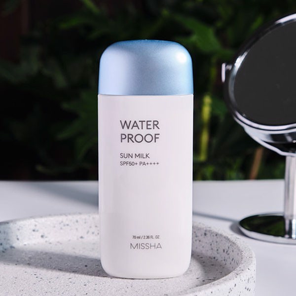 KEM Chống Nắng Missha Nâng Tông Da SPF50+ PA++++ 70ml All Around Safe Block Velvet Finish Sun Milk - Anminii Cosmetics