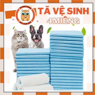 Tã lót 4 miếng cho chó mèo thỏ bọ đi du lịch