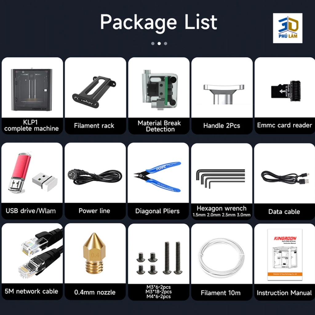 Máy in3D Kingroon KLP1 -  máy in core XY rẻ nhất hiện tại