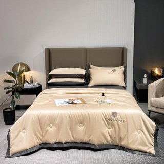 Bộ chăn ga gối phi lụa etami bedding chăn hè 4 món