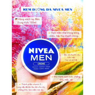 KEM DƯỠNG DA NIVEA MEN CREME - 150ml