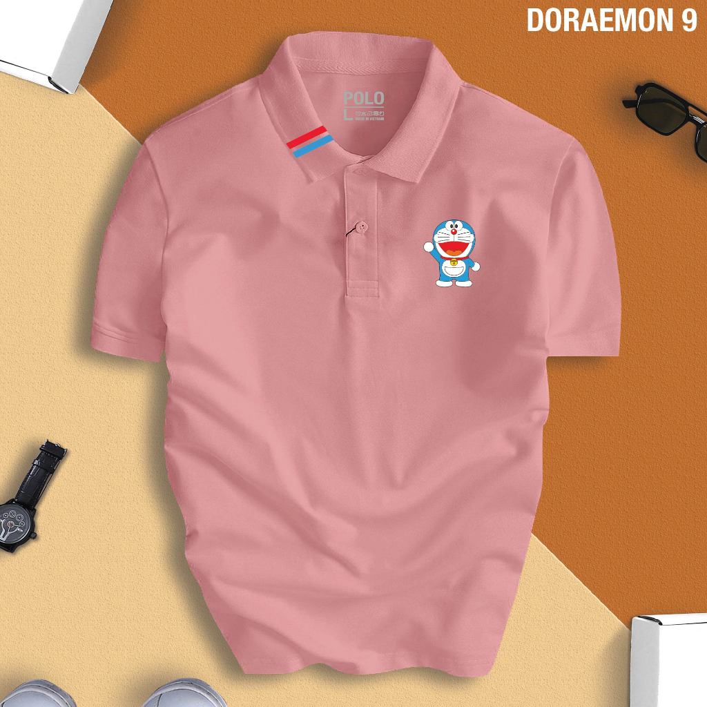 Áo thun polo DORAEMON 9 unisex cao cấp, thanh lịch, chuẩn form