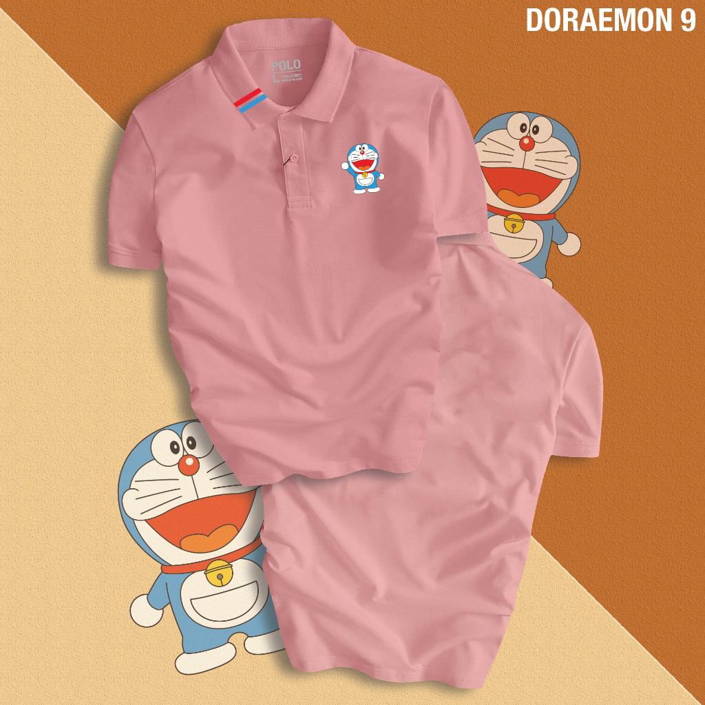 Áo thun polo DORAEMON 9 unisex cao cấp, thanh lịch, chuẩn form
