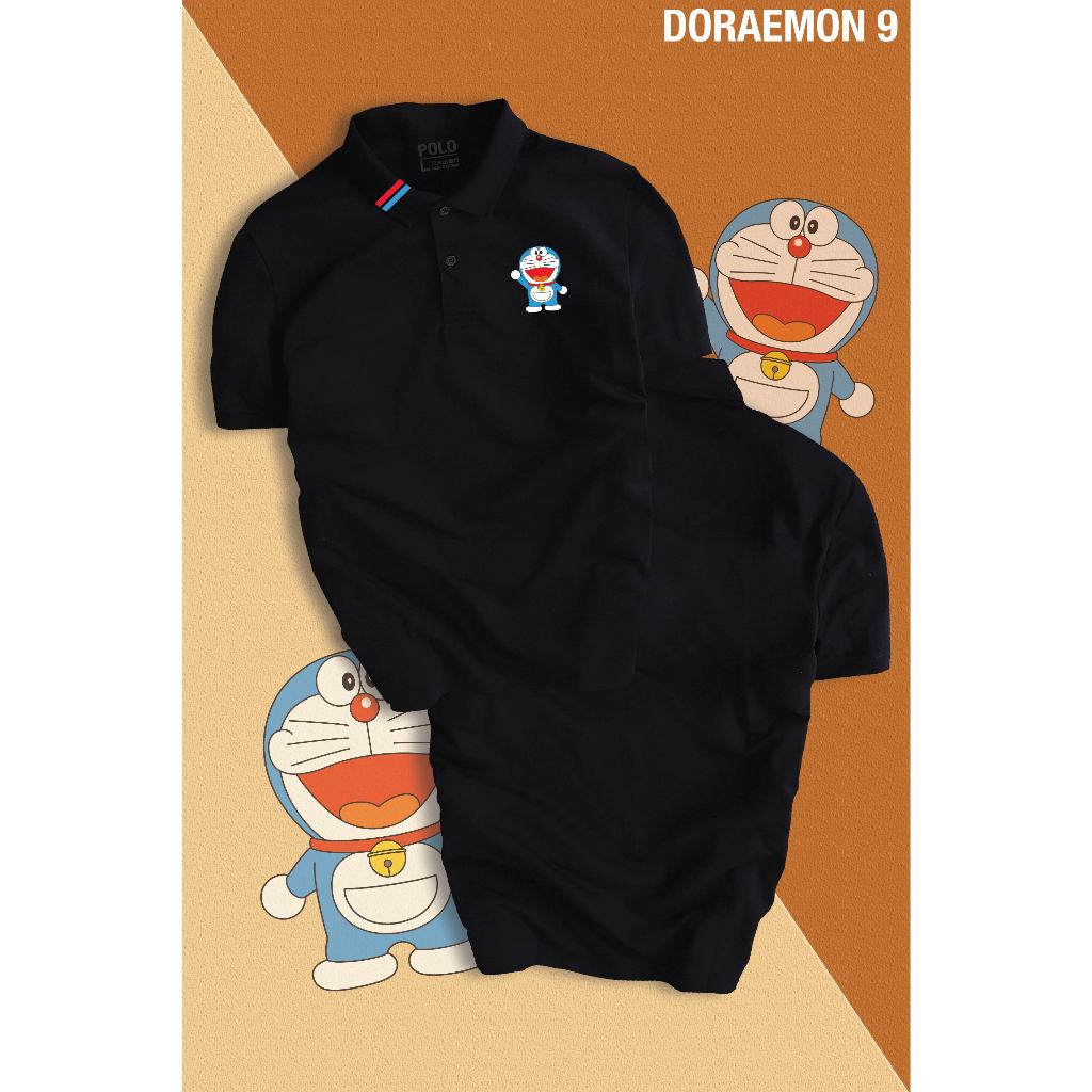 Áo thun polo DORAEMON 9 unisex cao cấp, thanh lịch, chuẩn form