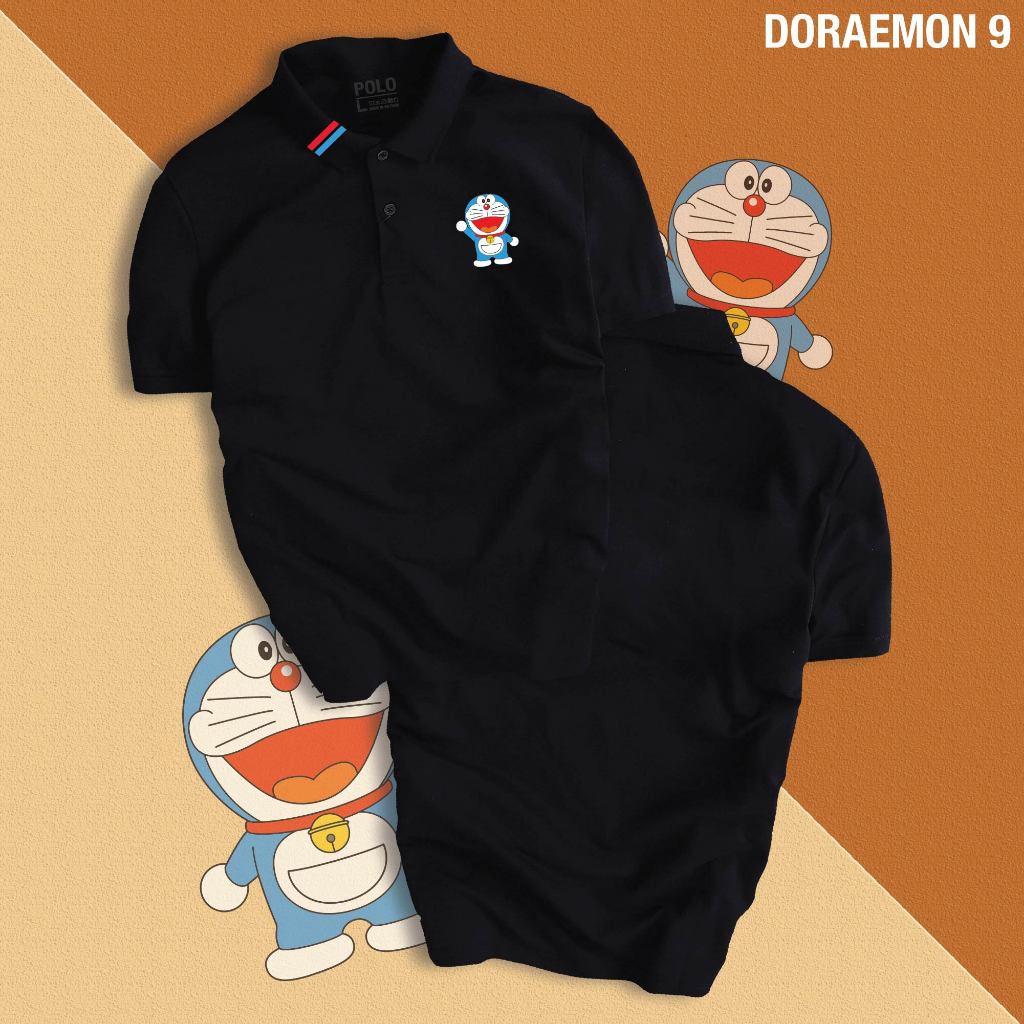 Áo thun polo DORAEMON 9 unisex cao cấp, thanh lịch, chuẩn form