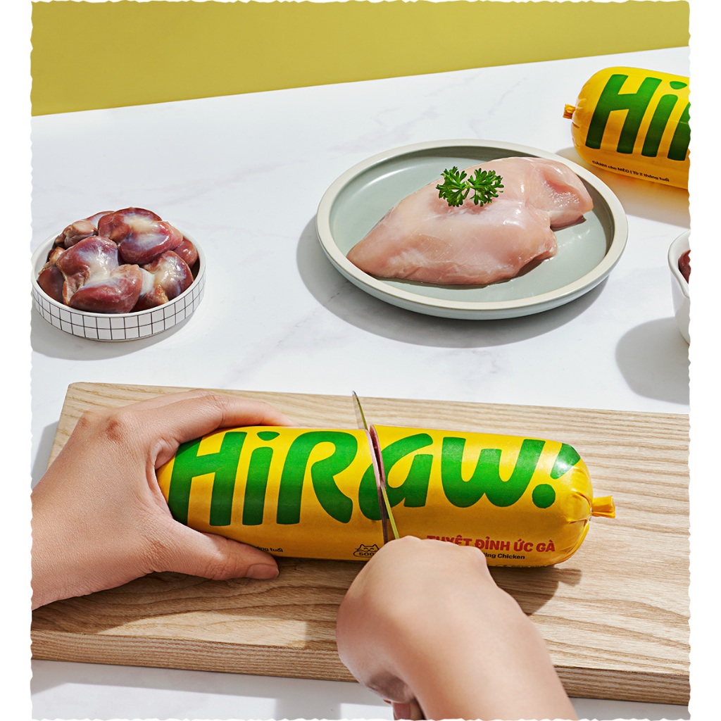 Thức Ăn Hi Raw - Raw Cat & Dog Food - Thịt Tươi Cho Chó Mèo