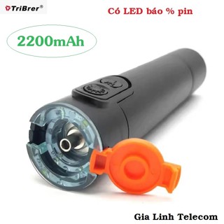 Bút soi cáp quang pin sạc 2200mAh Tribrer 15KM - Có LED báo pin