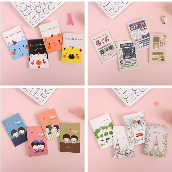 Sổ tay mini sổ note họa tiết dễ thương