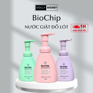 Nước Giặt Đồ Lót BioChip An Toàn Cho Làn Da Nhạy Cảm Công Nghệ Enzyme Sinh Học Kháng Khuẩn Dung Tích 300ml