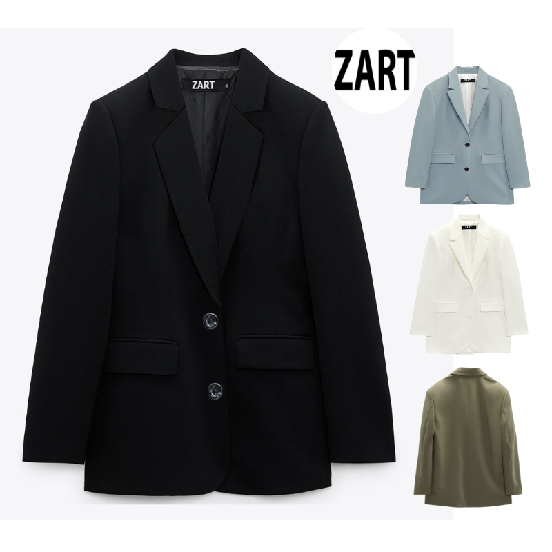 Áo Blazer Form Suông 2 Lớp, 2 Túi, Đệm Vai _ Zart.