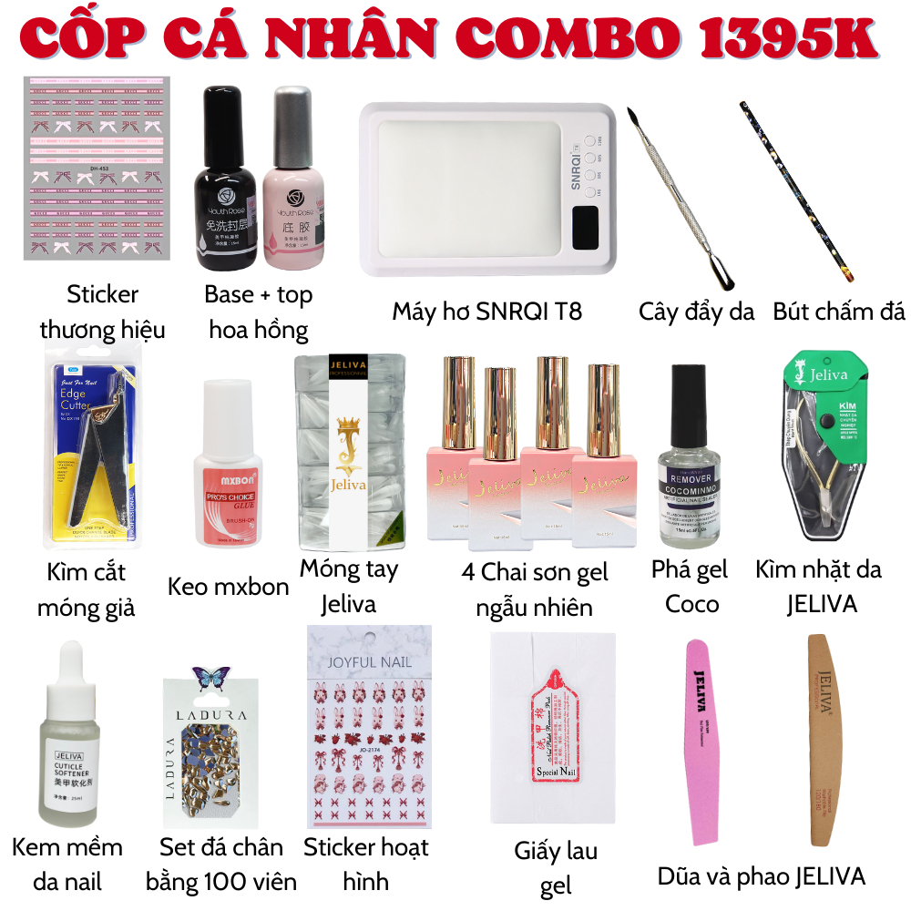 Combo làm nail từ cơ bản đến nâng cao cho người mới học NGHI THẢO