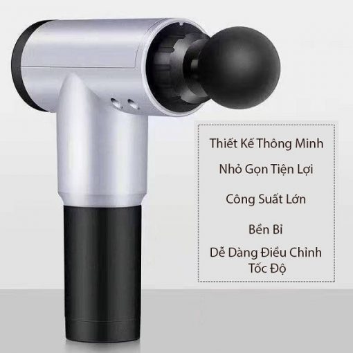 Máy Massage Cầm Tay FH-320 - 4 Đầu 6 Chế Độ, Mát Xa Toàn Thân Giúp Thư Giãn, Giảm Đau Cổ Vai Lưng