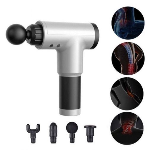 Máy Massage Cầm Tay FH-320 - 4 Đầu 6 Chế Độ, Mát Xa Toàn Thân Giúp Thư Giãn, Giảm Đau Cổ Vai Lưng