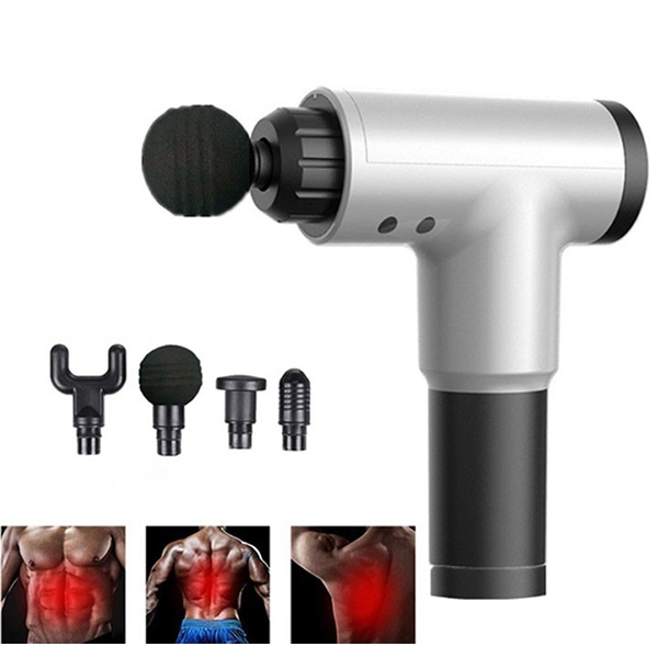 Máy Massage Cầm Tay FH-320 - 4 Đầu 6 Chế Độ, Mát Xa Toàn Thân Giúp Thư Giãn, Giảm Đau Cổ Vai Lưng