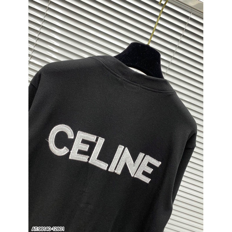 Áo khoác len celin siêu nét hoạ tiết bo viền xịn sò