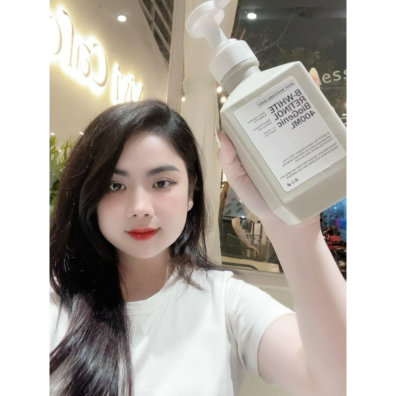 MẪU MỚI NHẤT - TẮM TRẮNG KHÔ B WHITE PRO RETINOL 400G CHÍNH HÃNG - 12249