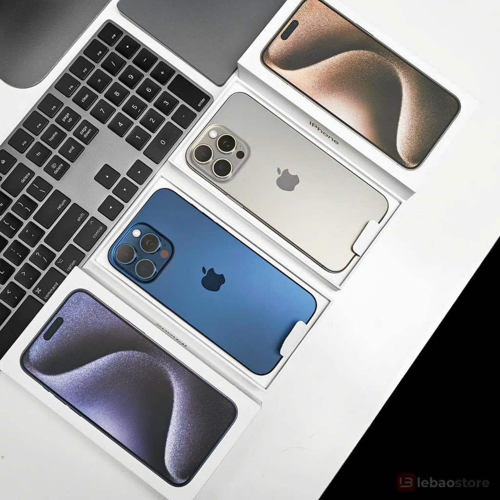 Điện Thoại 15promax titan tự nhiên 256Gb mã VN/A Tặng kèm phụ kiện