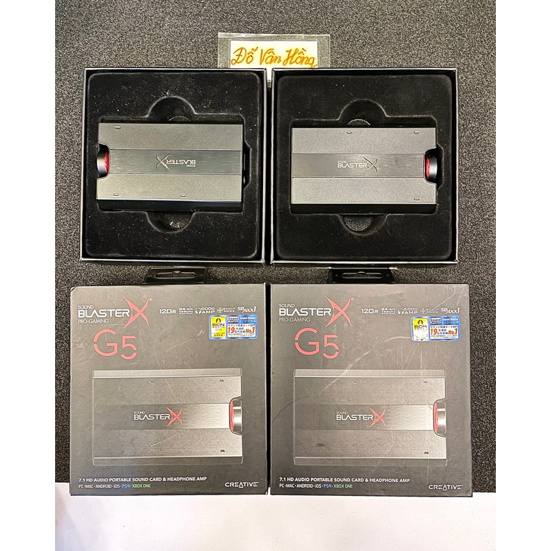 Card âm thanh DAC / Soundcard Creative BlasterX G3 và G5 và G6 đã qua sử dụng