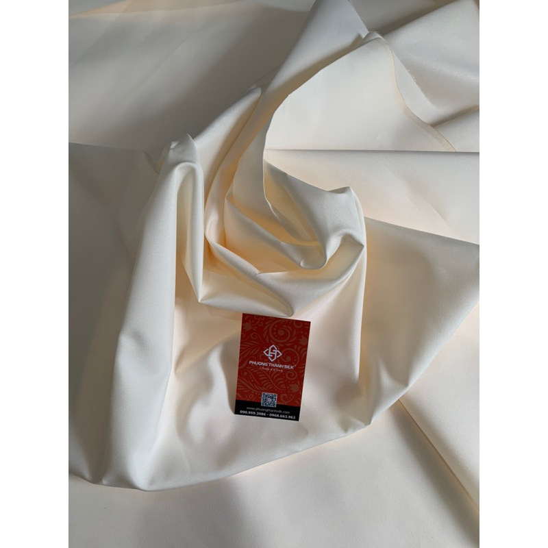 Vải Phi Mờ dày cứng, Vải may đầm công chúa, Vải áo cưới, Vải in làm cờ, làm hoa vải PHƯƠNG THÀNH SILK