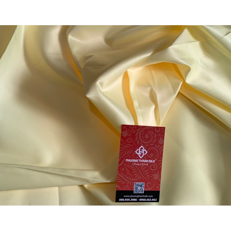 Vải Phi Mờ dày cứng, Vải may đầm công chúa, Vải áo cưới, Vải in làm cờ, làm hoa vải PHƯƠNG THÀNH SILK