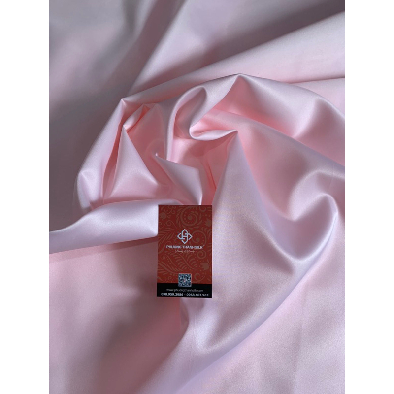 Vải Phi Mờ dày cứng, Vải may đầm công chúa, Vải áo cưới, Vải in làm cờ, làm hoa vải PHƯƠNG THÀNH SILK