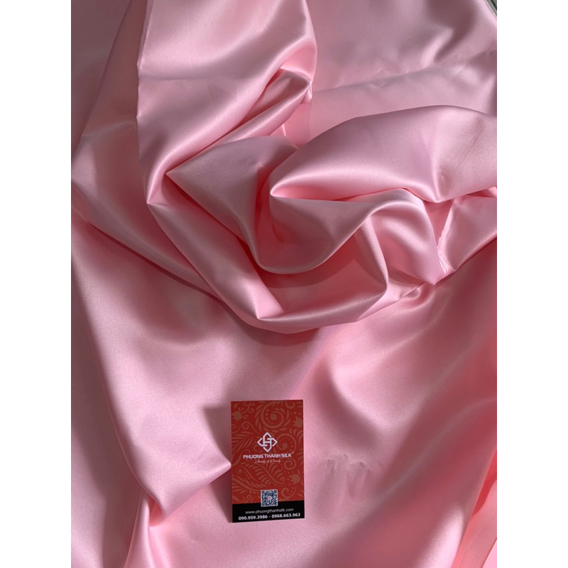 Vải Phi Mờ dày cứng, Vải may đầm công chúa, Vải áo cưới, Vải in làm cờ, làm hoa vải PHƯƠNG THÀNH SILK