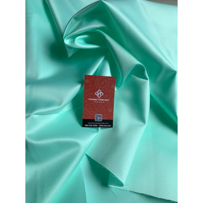 Vải Phi Mờ dày cứng, Vải may đầm công chúa, Vải áo cưới, Vải in làm cờ, làm hoa vải PHƯƠNG THÀNH SILK