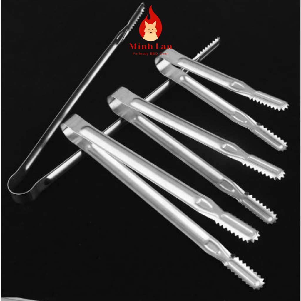 Kẹp nướng thịt BBQ, kẹp gắp đá, kẹp gắp đồ ăn đa năng dài 20cm 25cm 30cm