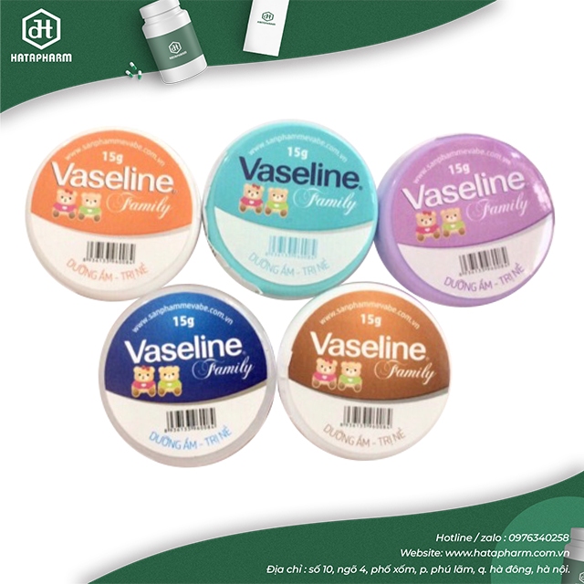 Kem nẻ Vaseline Family, dưỡng ẩm - giảm nẻ da từ thảo dược, ngăn ngừa khô da Ngochuyenpharma