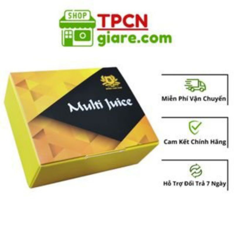 (vị cũ)Multi Juice Của Malaysia Cân Bằng Chức Năng Sinh Lý Nam Nữ - Hộp 10 Gói