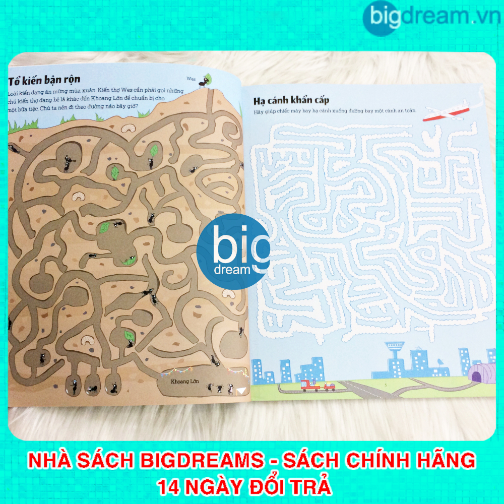 Sách - Mê Cung Phát Triển Tư Duy - Rèn luyện khả năng tập trung, phát triển thị giác và trí thông minh cho bé