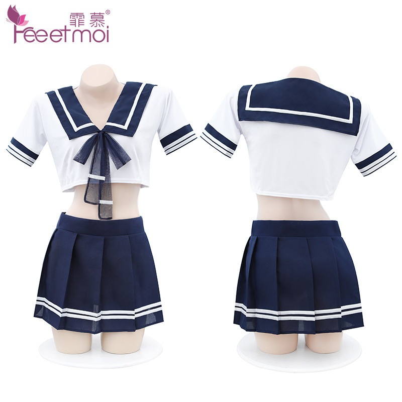 Bộ Đồ Ngủ Sexy Cosplay Nữ Học Sinh, Váy Đầm Ngủ Cosplay Sexy Nữ Học Sinh, Set Học Sinh Sexy - LALA HONEY