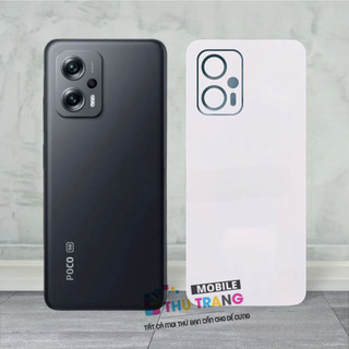 Miếng dán PPF mặt sau Xiaomi Redmi Note 12T Pro Note 11T Pro Poco X4 GT trong suốt ánh 7 màu siêu dính chống trầy xước