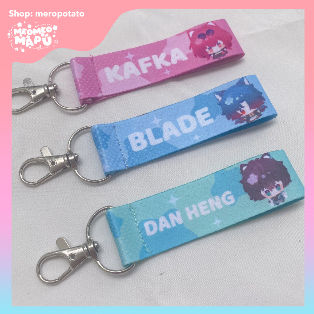 Dây treo điện thoại móc khóa straps Genshin Impact và Honkai Star Rail version 2.0
