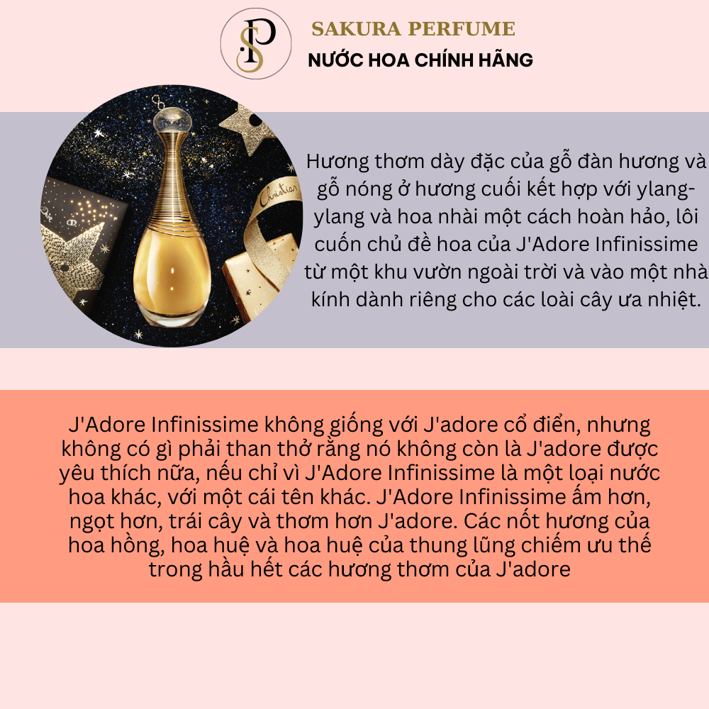 Nước hoa nữ Dior Jadore J'adore EDP chiết 10ml chính hãng hương thơm quyến rũ nhẹ nhàng say đắm | Sakura Perfume