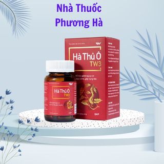 Viên uống hà thủ ô tw3 chống bạc tóc, giúp đen tóc... Lọ 60 viên