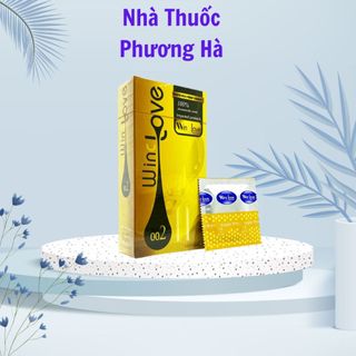 Bao cao su Winlove. Siêu mỏng, dai, đảm bảo an toàn khi quan hệ. Hộp 10 cái